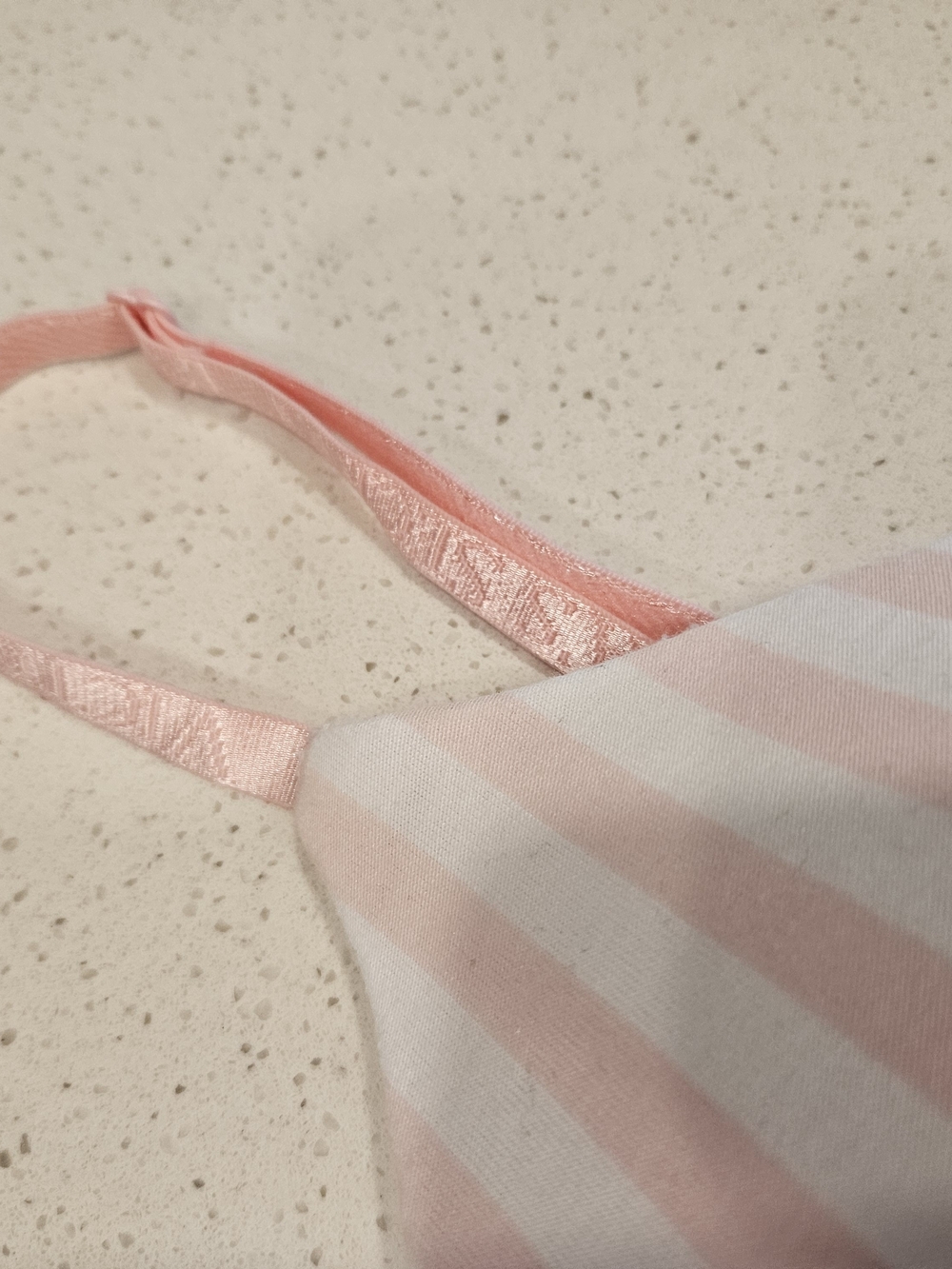 Victoria's Secret Pink & White Striped Lightly Padded Wireless Bra - Picture 5 of 11